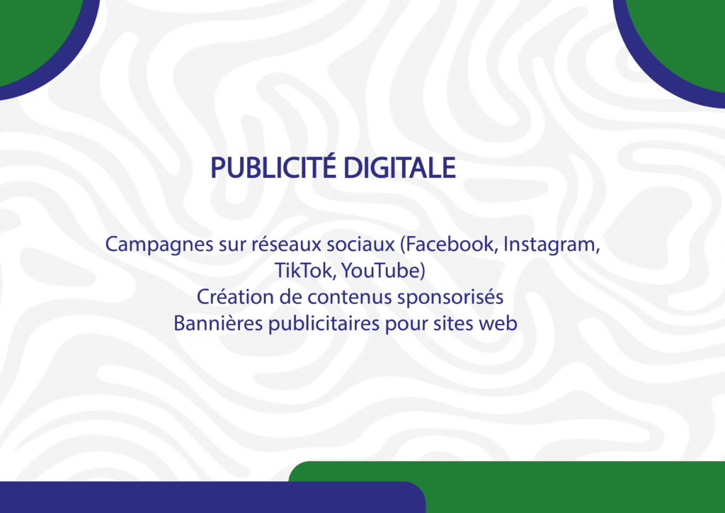 Offre publicité