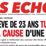 REVUE DE PRESSE: UN ELEVES DE 23 ANS TUE SON AMI A CAUSE D&rsquo;UNE FILLE….