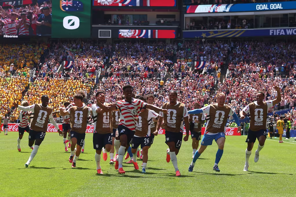 Alex Freeman celebrates