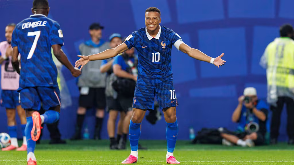 Kylian Mbappe versus Iraq